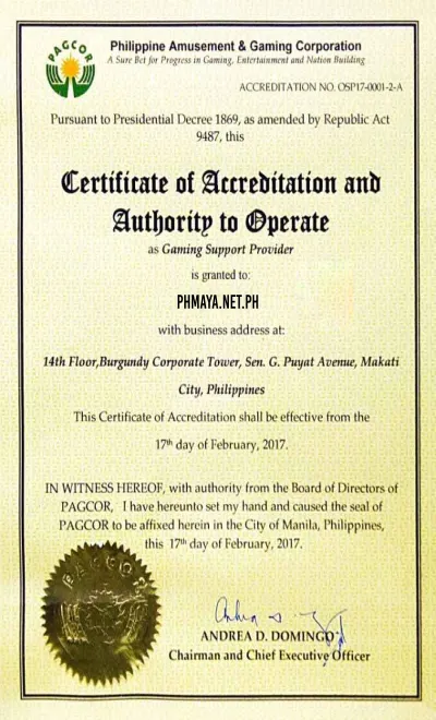 PhMaya Pagcor License